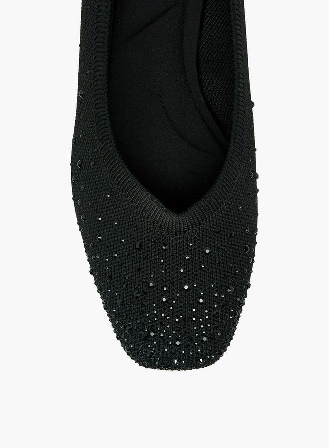 Flora Bella By Shoexpress Women Embellished Wedge Heel Shoes Ramadan Collection - Image 4